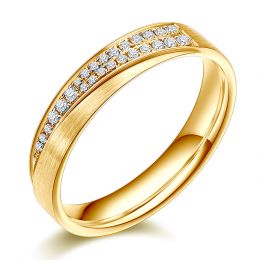 Fede Nuziale Donna Segno d'Amore - Oro Giallo, Diamanti | Gemperles