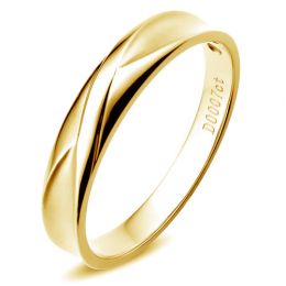 Fede Nuziale Uomo Barrett - Oro Giallo 18kt e Diamante VS/G