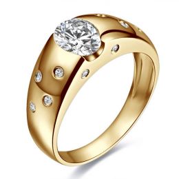 Anello Uomo Spencer - Oro giallo 18k & Diamanti 0.84ct | Gemperles