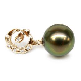 Ciondolo Originale Naxos - Oro Giallo, Perla di Tahiti