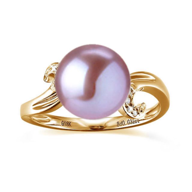 Anello Music Hall - Oro Giallo 18kt e Perla d'Acqua Dolce