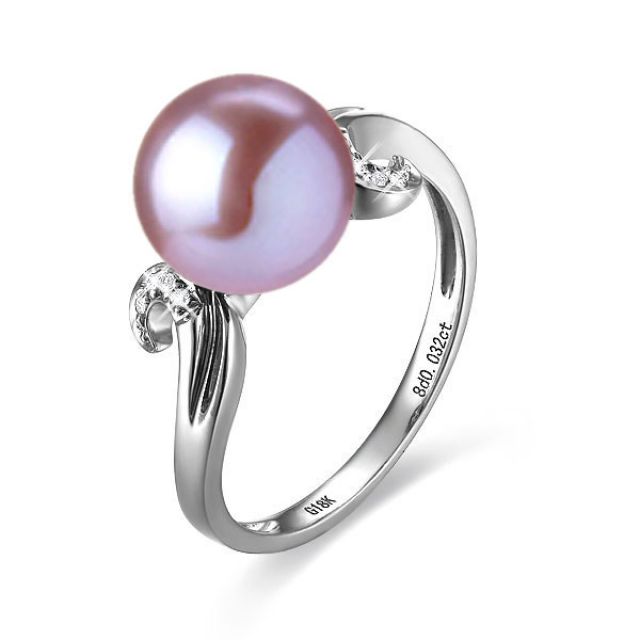 Anello Music Hall - Oro Bianco 18kt e Perla d'Acqua Dolce