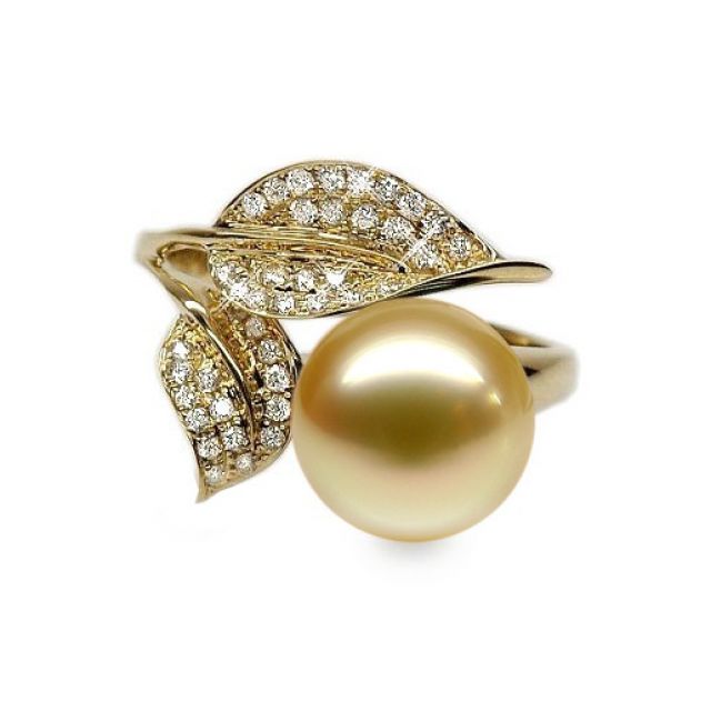 Anello Jasmin - Perla dei Mari del Sud Gold e Oro Giallo