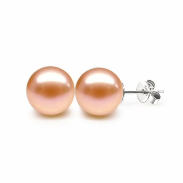 Orecchini Vesta- Perle d'Acqua Dolce Bianche 9/9.5mm AAA - A Lobo Oro Bianco