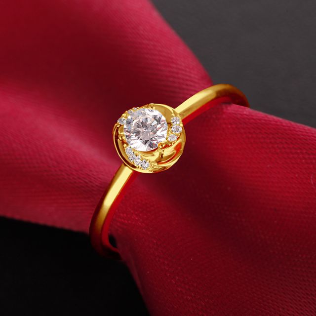 Anello di Fidanzamento Composto Le Tourbillonnant - Oro Giallo e Diamanti | Gemperles