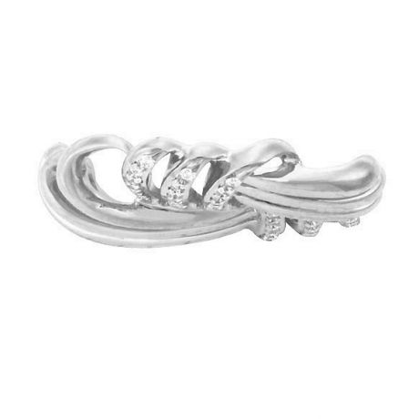 Ciondolo - Oro bianco 3.43gr - Diamanti 0.160ct