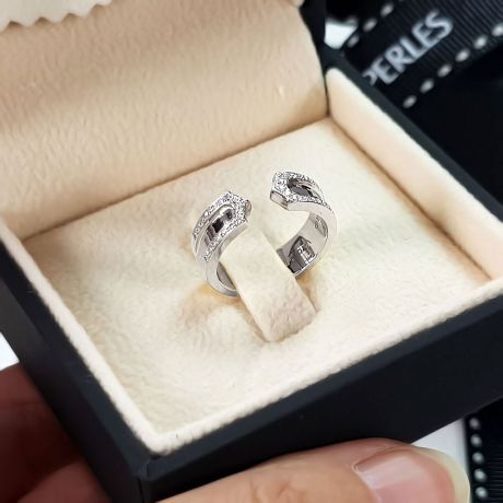 Fede Nuziale da Donna Sima - Platino, Diamanti