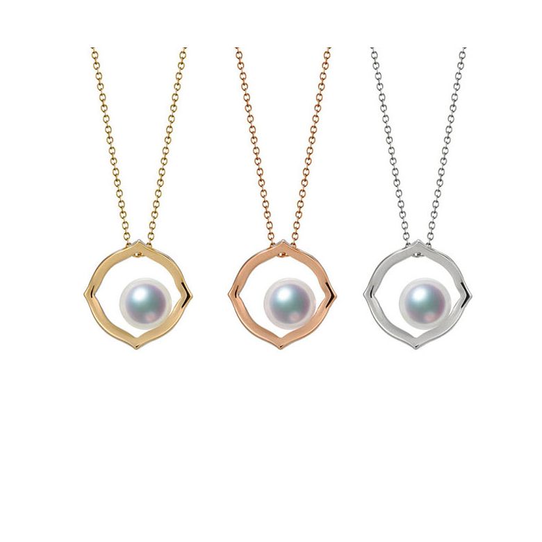 Ciondolo Coco - Oro Giallo 18kt e Perla Akoya - 11