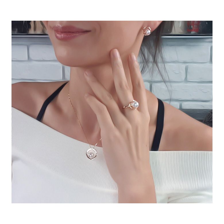 Ciondolo Coco - Oro Giallo 18kt e Perla Akoya - 12