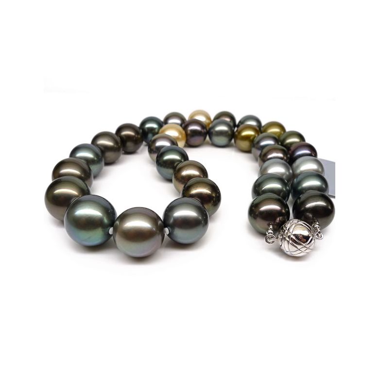 Collana Louis Philippe - Perle Coltivate Miste di Tahiti e Filippine - 3
