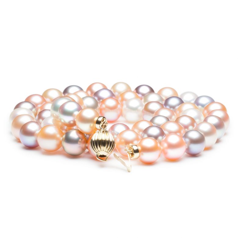 Collana Chorus  - Perle d'Acqua Dolce Miste - 7.5/8mm, AAA - 3