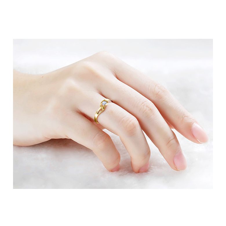 Anello di Fidanzamento Taylor - Oro Giallo & Diamante Solitario | Gemperles - 2